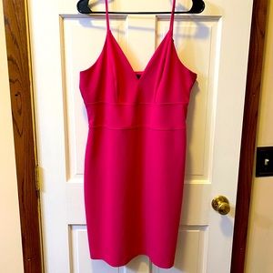 Express Hot Pink Spaghetti Strap Mini Dress - Size XL